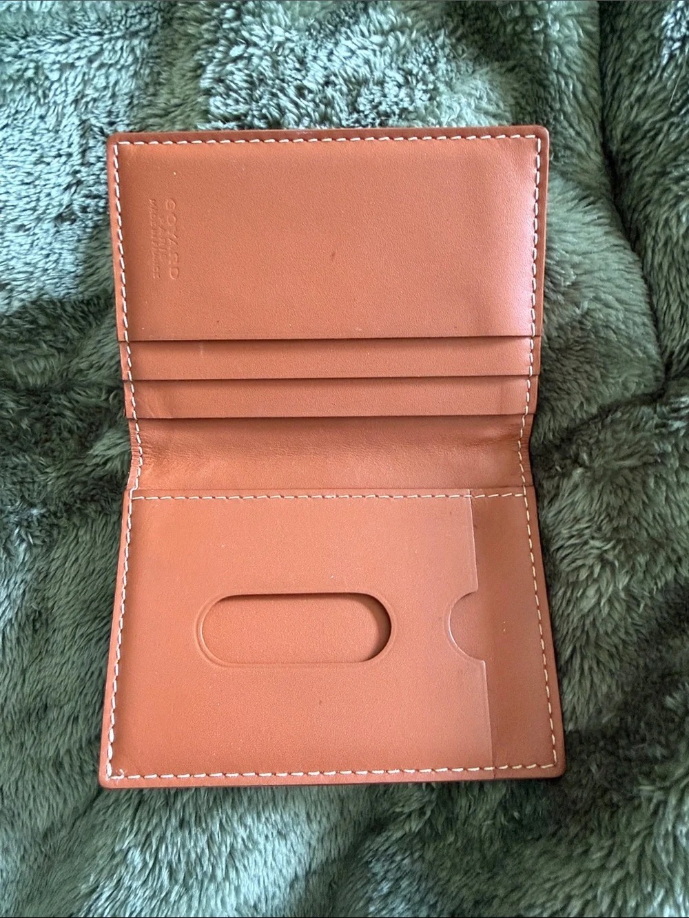 Goyard Brown & Tan Patterned Card Holder